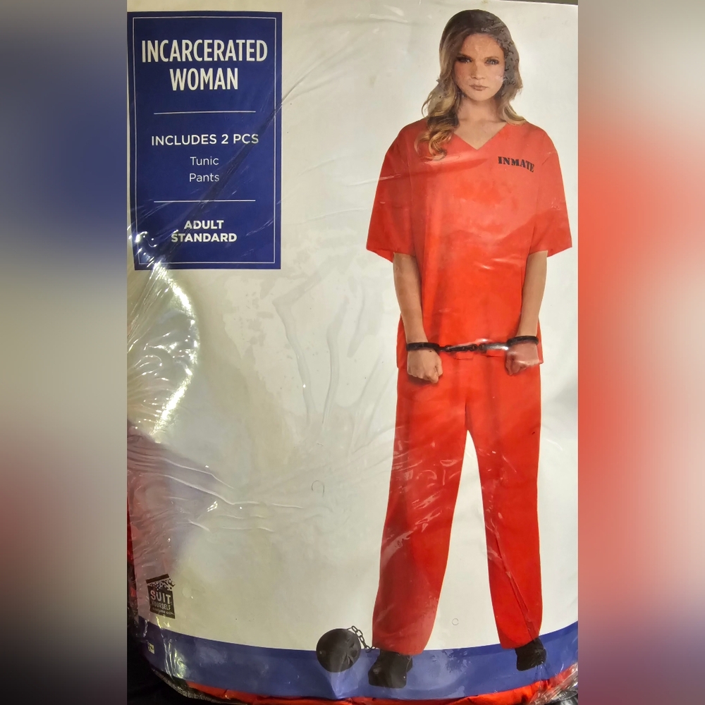 Women Orange Prisoner Custome